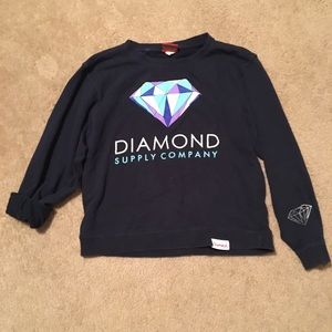 Adorable Diamond supply CO sweatshirt size L